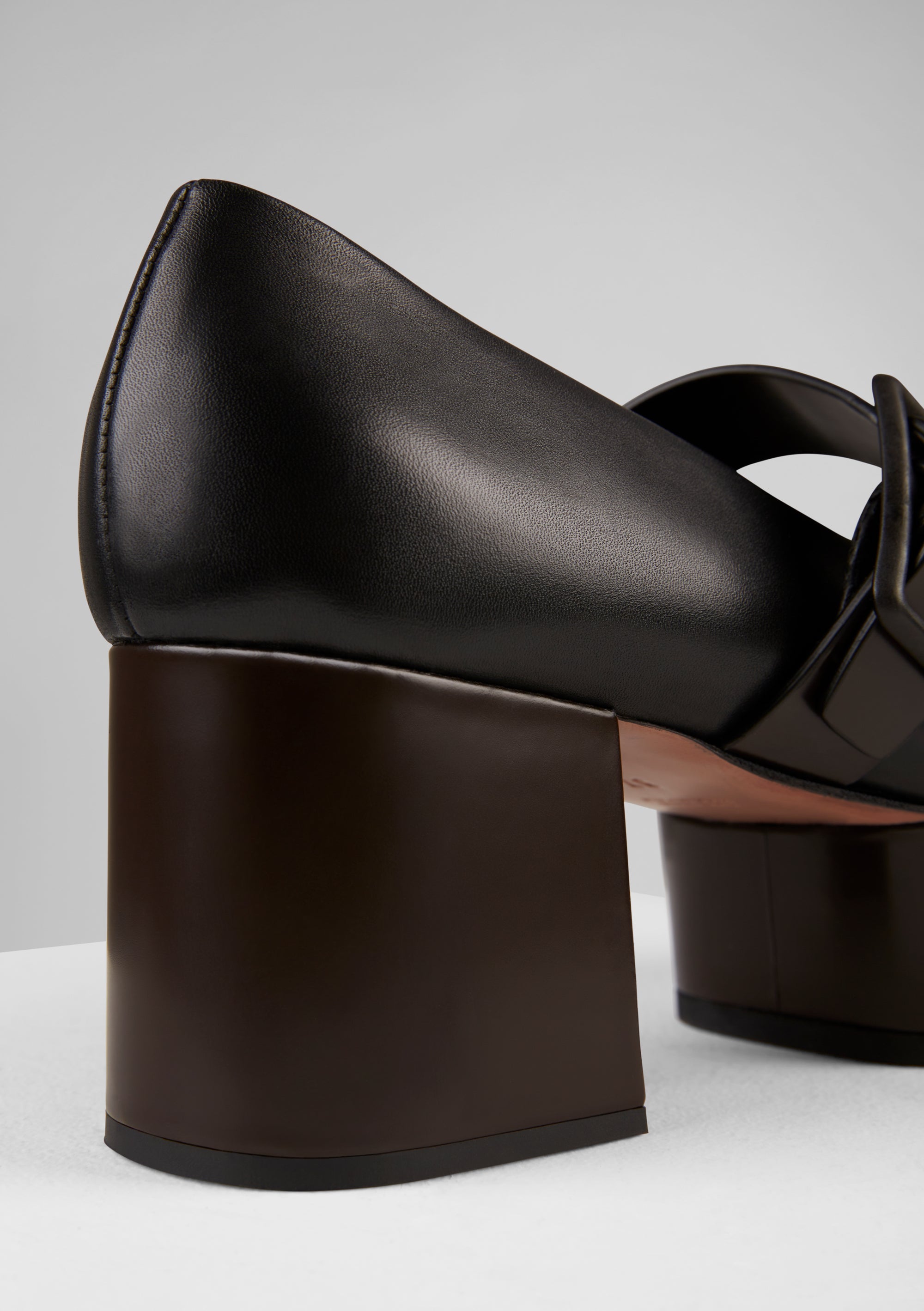 MYLA 玛丽珍鞋 黑拼棕色