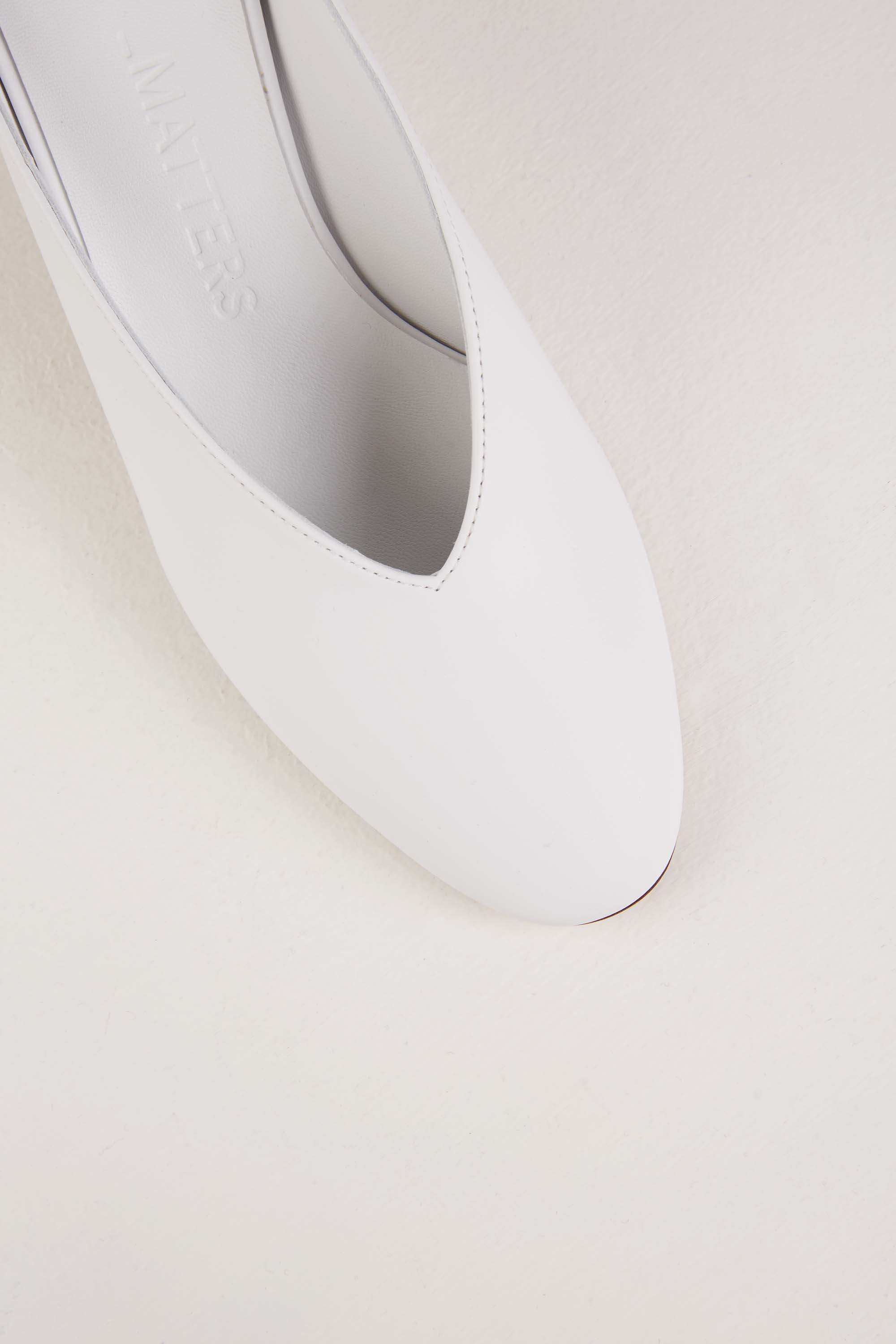 蛋跟穆勒鞋 白色