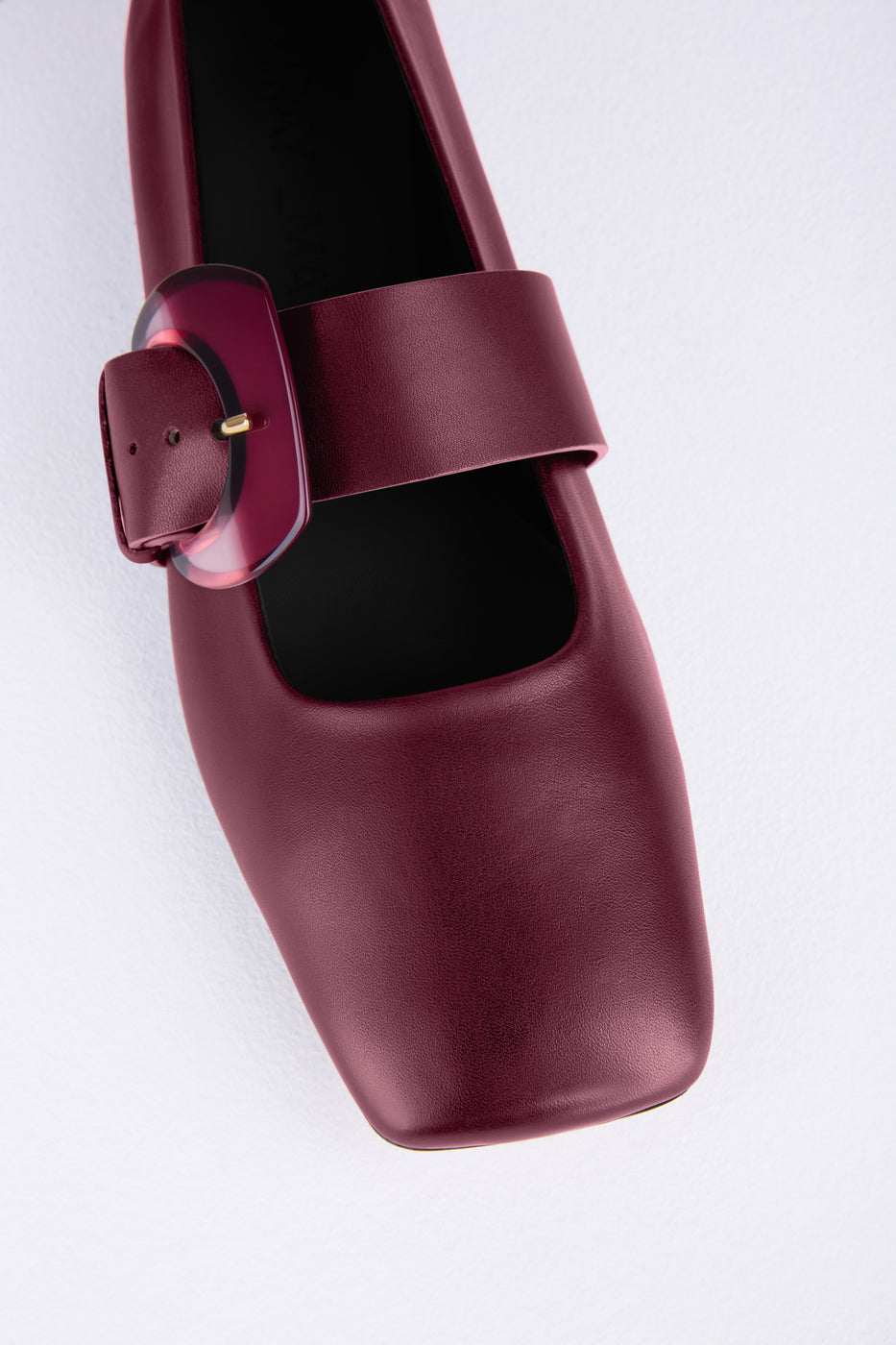 将图片加载到图库查看器，Rebecca Flat Mary Jane in Vino