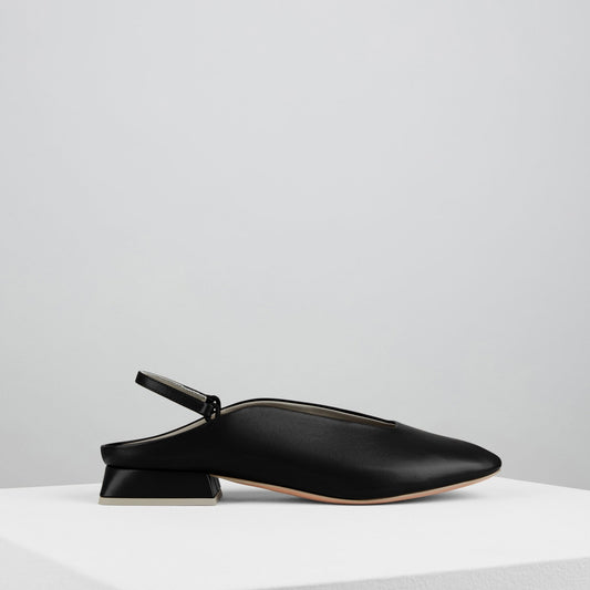 Buco Slingback in Nero - BUCSL2