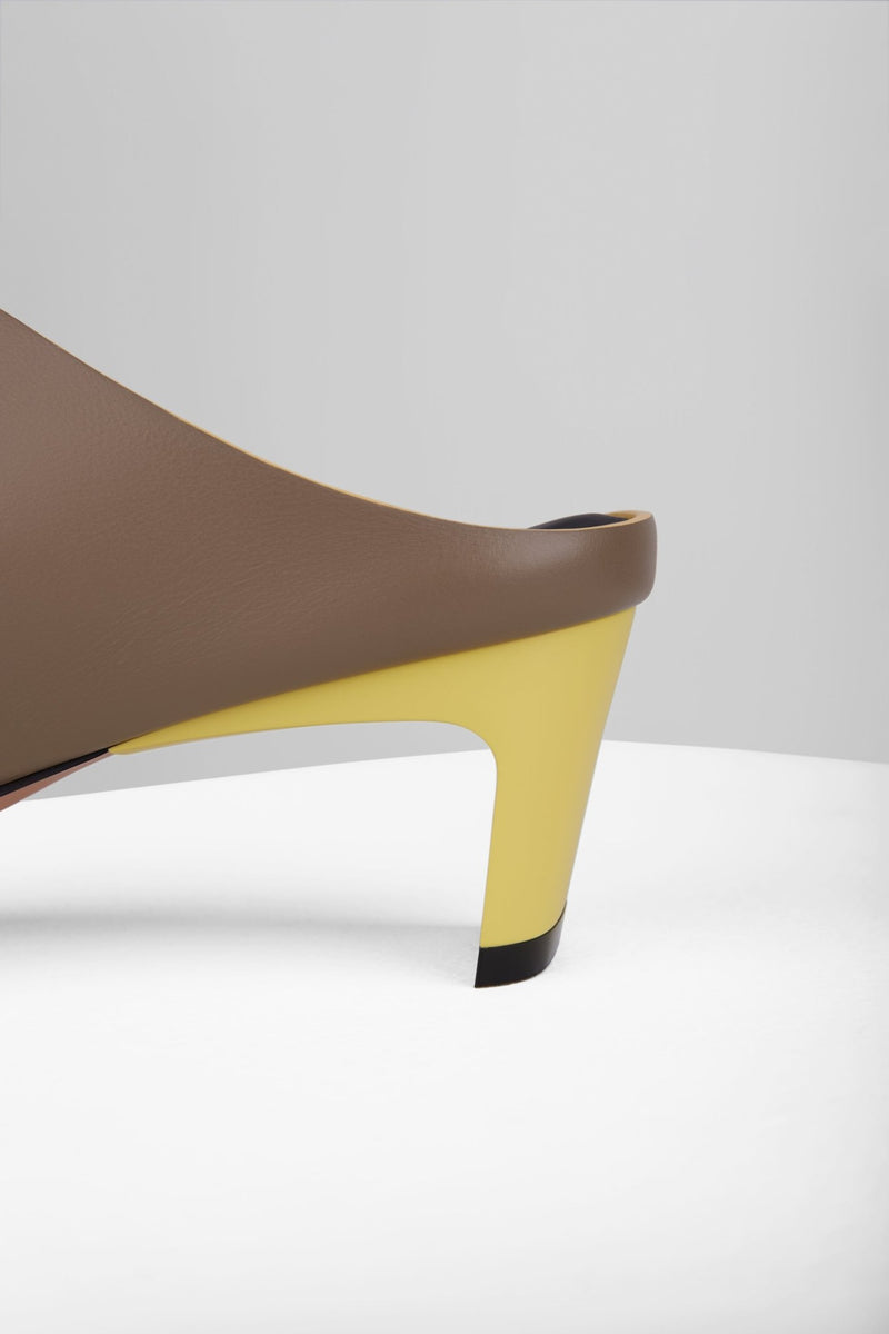 Load image into Gallery viewer, Canvas Mules in Taupe Sole - CANVM2