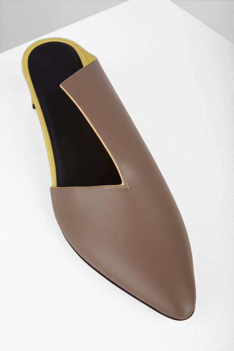 Load image into Gallery viewer, Canvas Mules in Taupe Sole - CANVM2