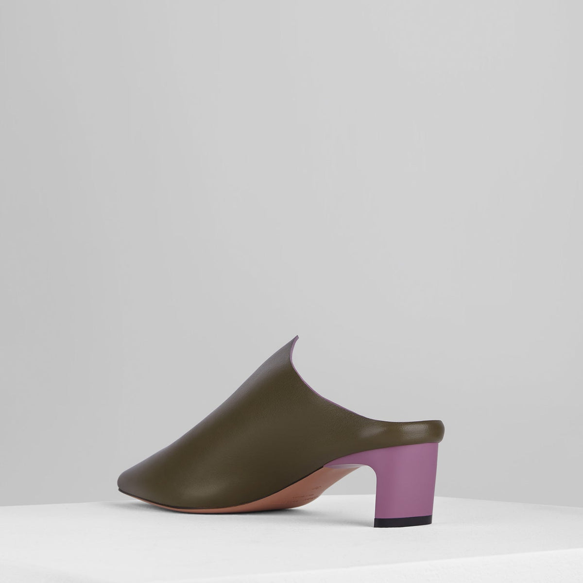Load image into Gallery viewer, Canvas Mules in Verde Violetta - CANVM3
