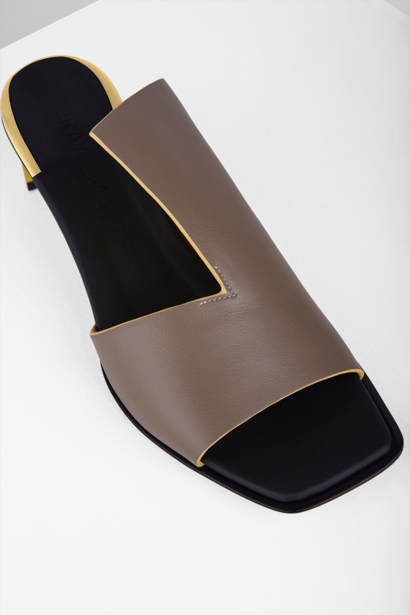 Canvas Sandals in Taupe Sole - CANVS2