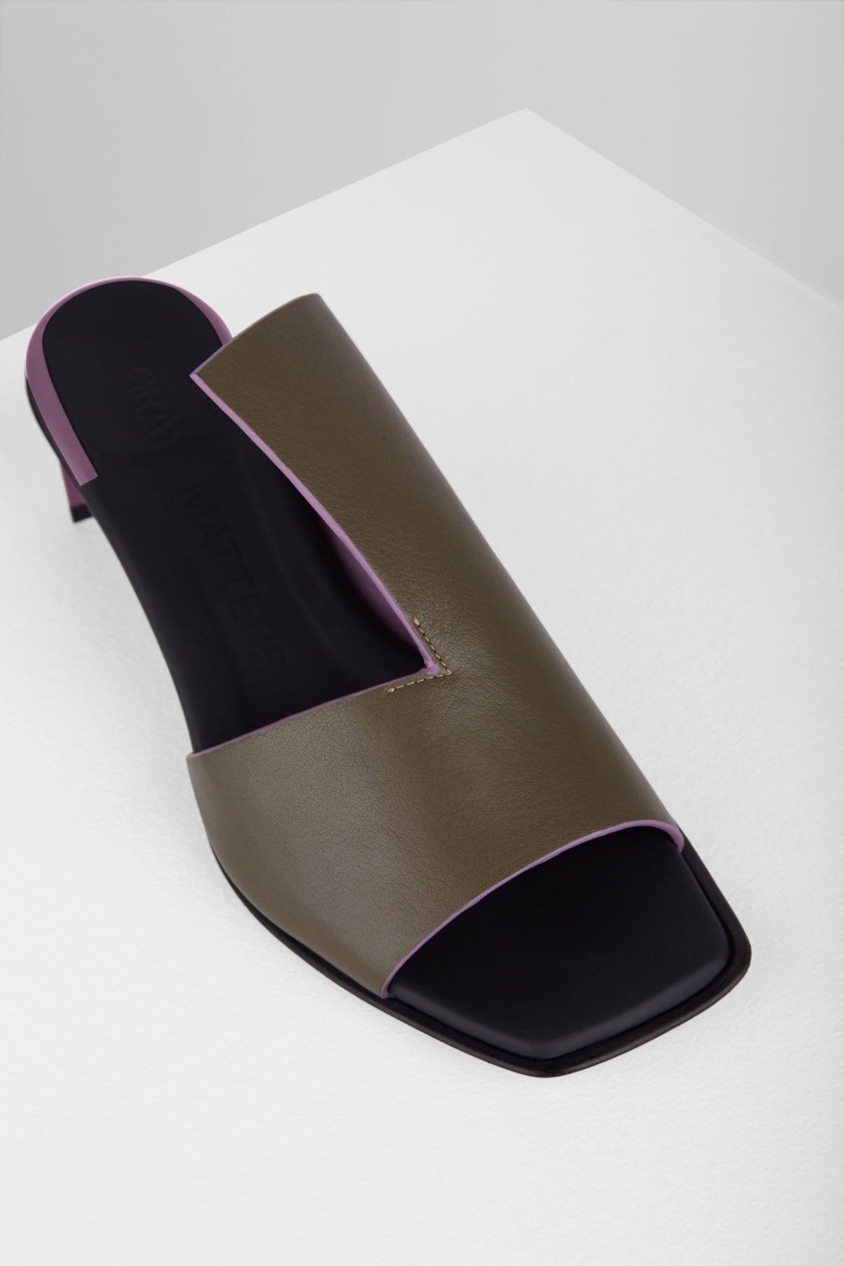 Canvas Sandals in Verde Violetta - CANVS3