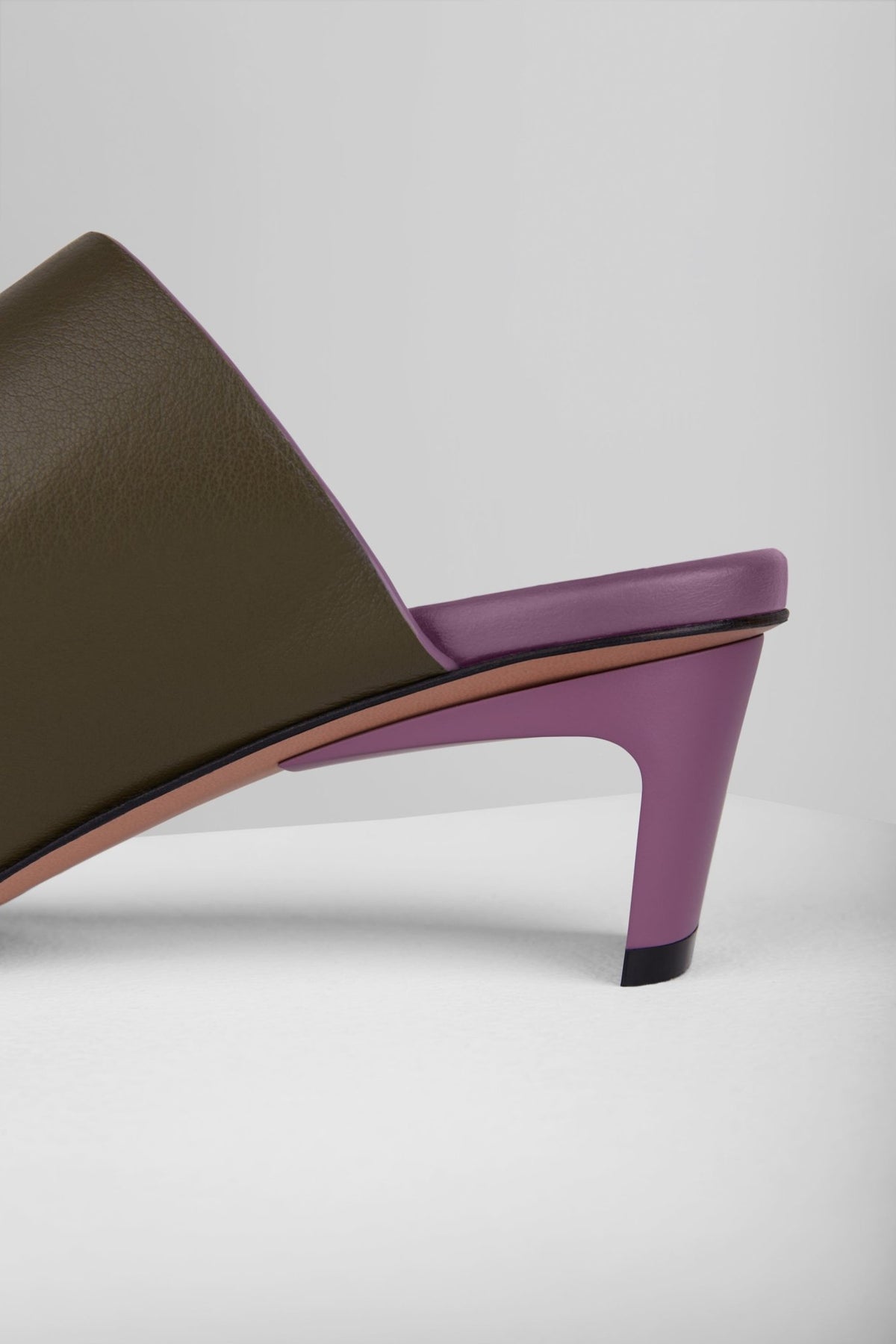 Canvas Sandals in Verde Violetta - CANVS3