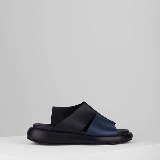 Ciambella Sandals in Midnight Nero - CIAMBS2