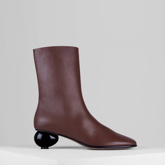 Egg Boots in Bruciato Nero - DEGGB2