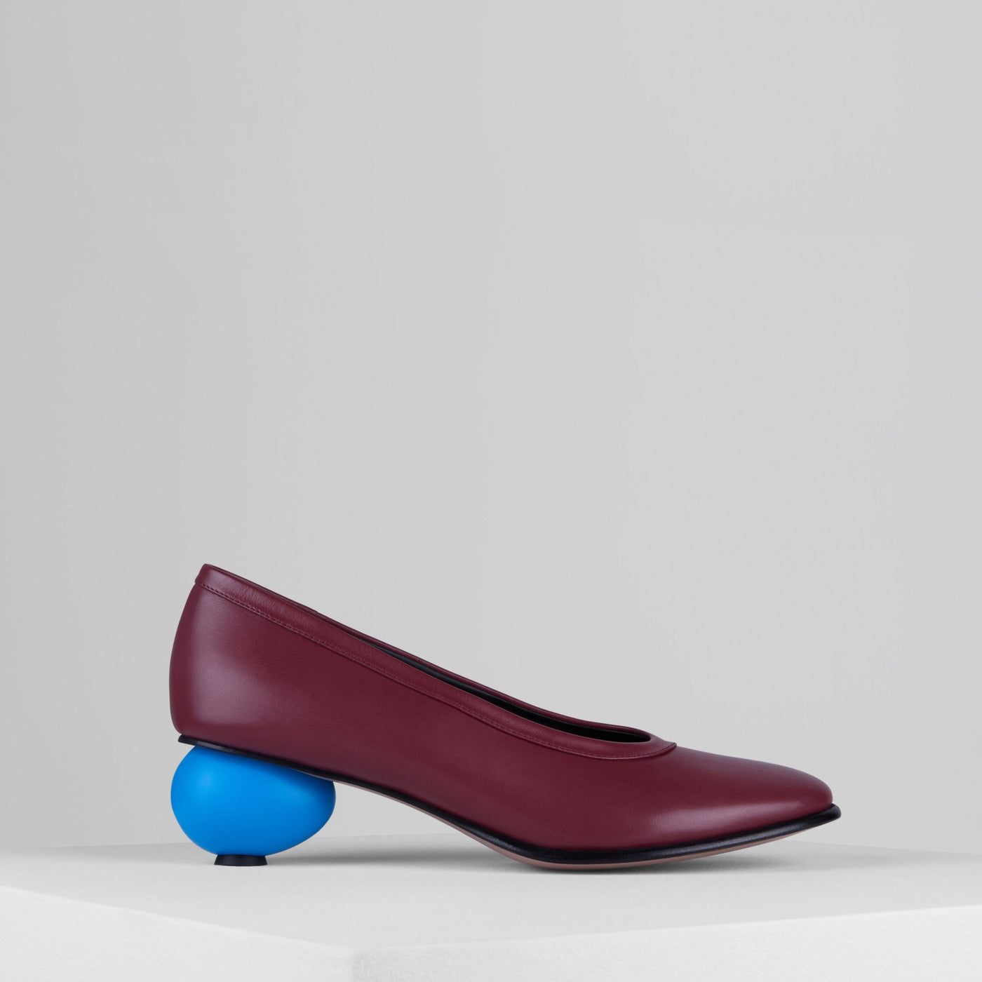 Charger l'image dans la galerie, Egg Pumps in Vino Turchese - DEGGP5