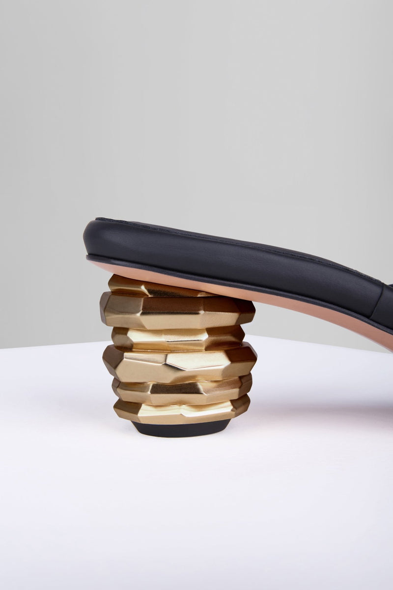 Load image into Gallery viewer, Gemma Sandals in Nero - GEMS01