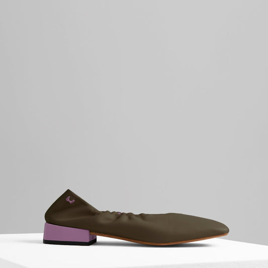 Gio Flats in Verde Violetta - GIOF3