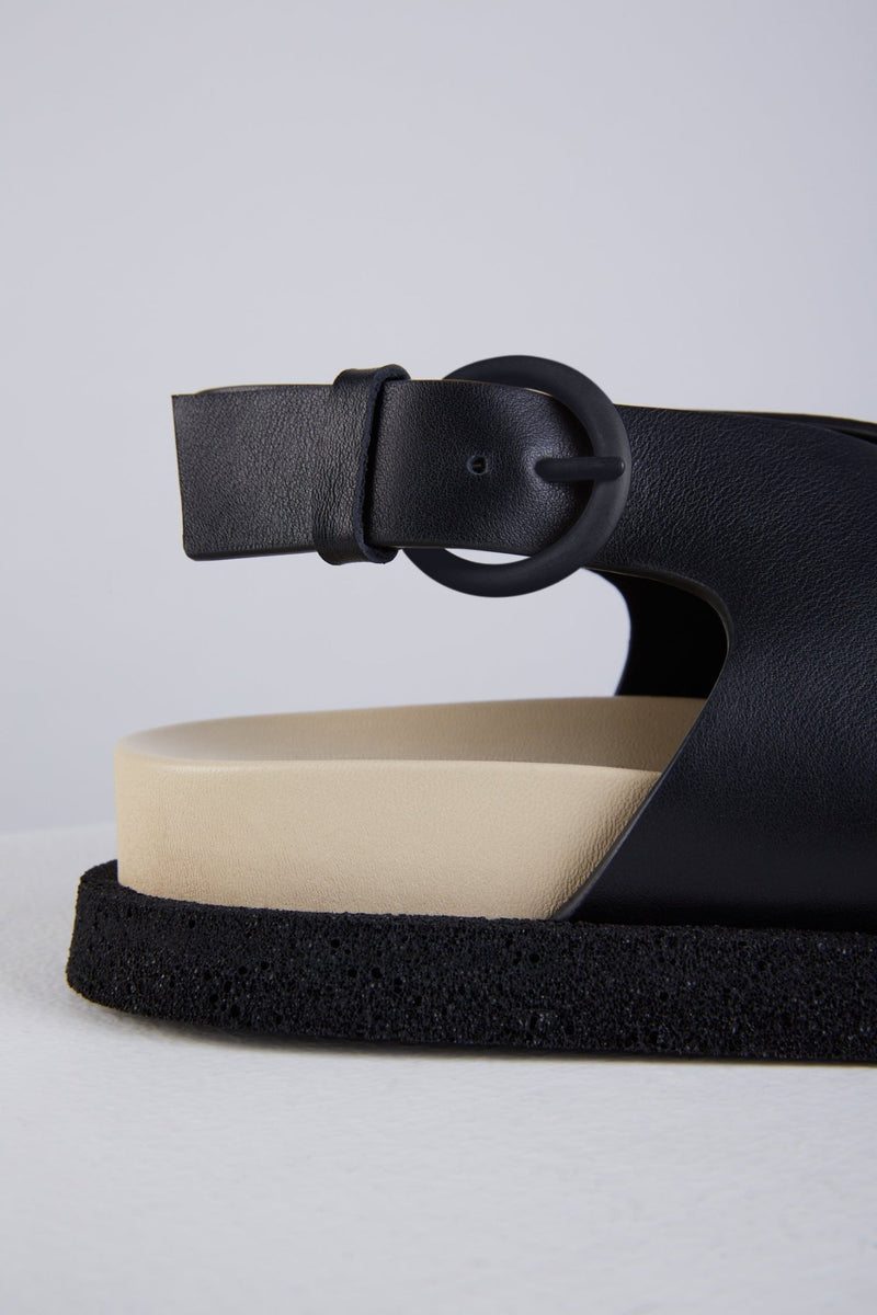 画像をギャラリービューアに読み込む, Nervi Fussbett Slingbacks in Nero - NERFSL1