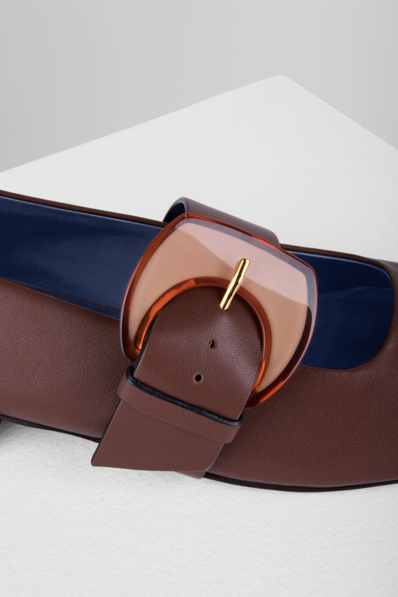 Load image into Gallery viewer, Rebecca Flat Mary Jane in Bruciato - REBFMJ2