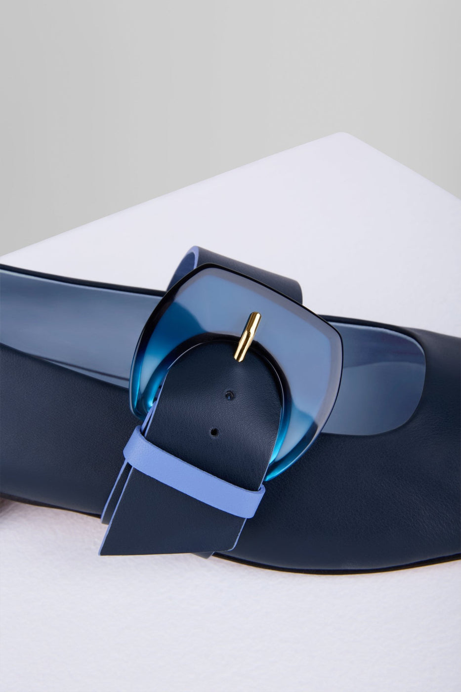 Load image into Gallery viewer, Rebecca Flat Mary Jane in Midnight - REBFMJ5