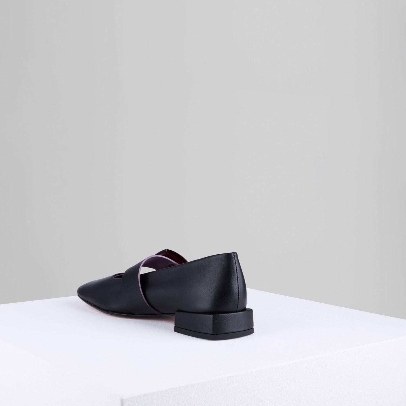 Load image into Gallery viewer, Rebecca Flat Mary Jane in Nero - REBFMJ3