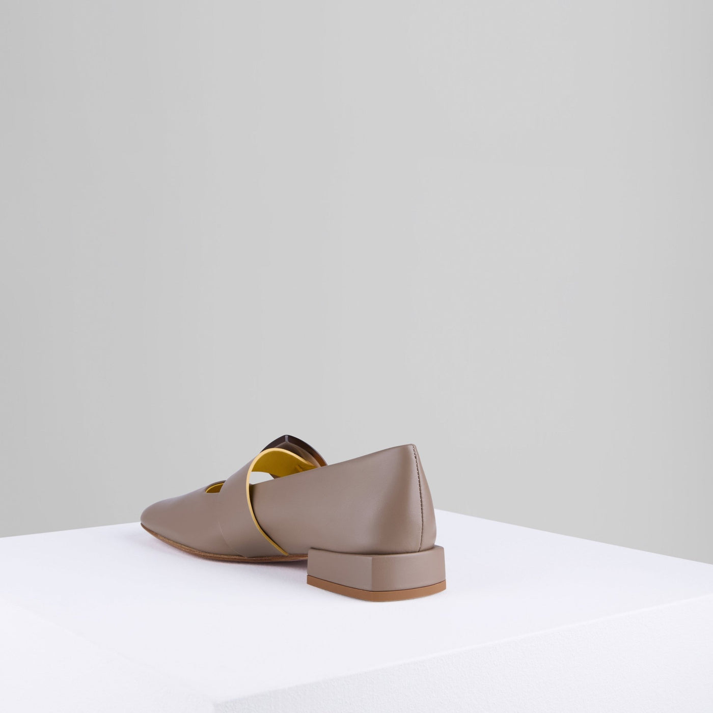 Load image into Gallery viewer, Rebecca Flat Mary Jane in Taupe - REBFMJ1