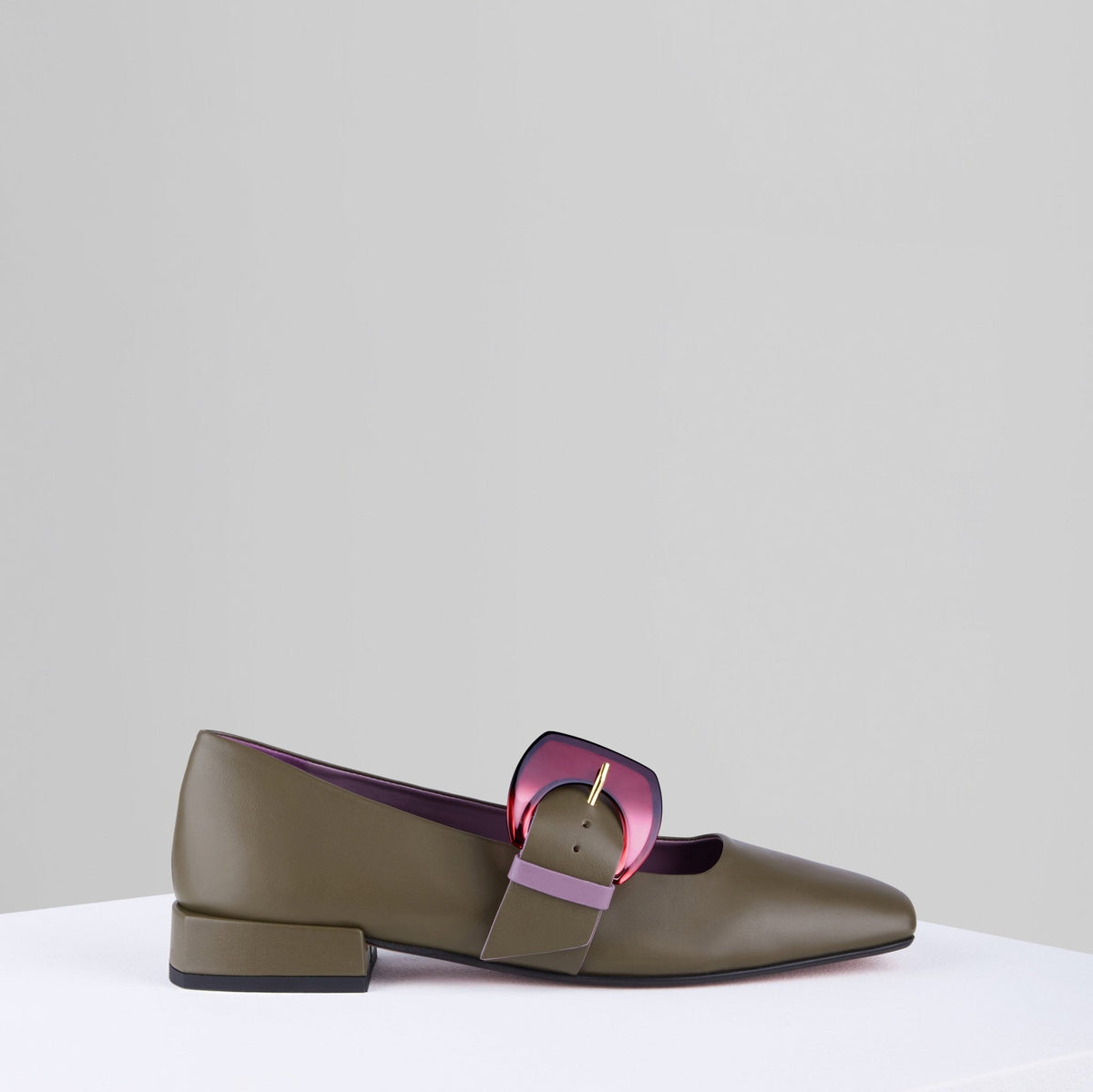 Load image into Gallery viewer, Rebecca Flat Mary Jane in Verde - REBFMJ4