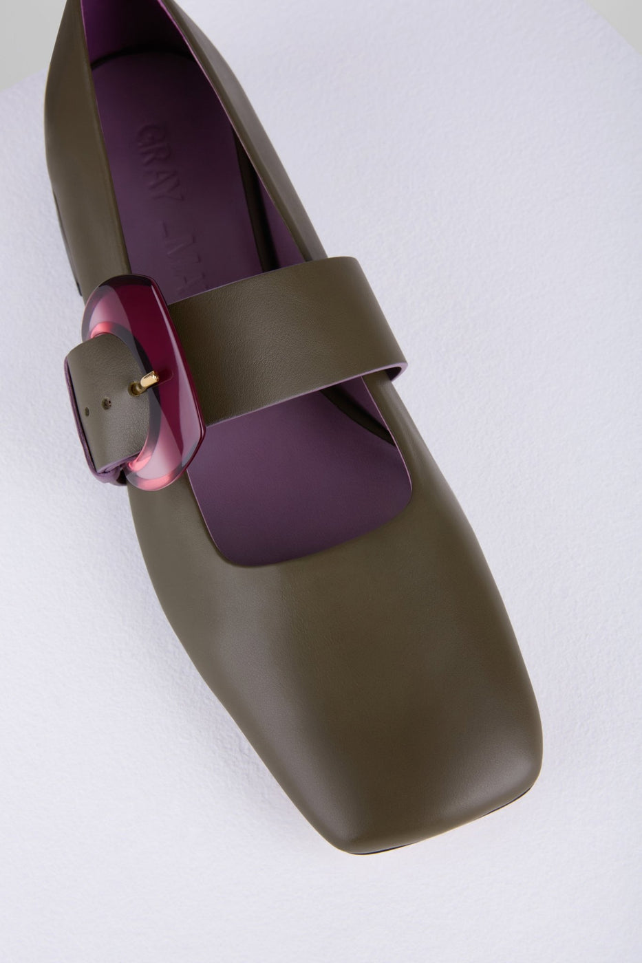 Load image into Gallery viewer, Rebecca Flat Mary Jane in Verde - REBFMJ4