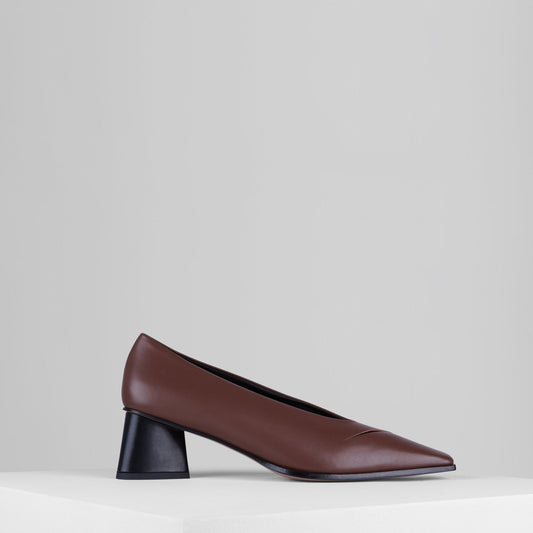 Spacco Pumps in Bruciato Nero - SPACP2