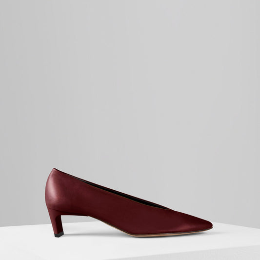 Clara Pumps in Plum - CLARS07