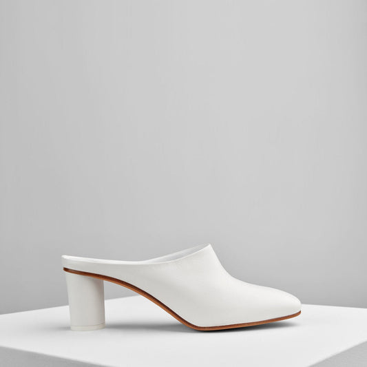 Micol Mules in Bianco - MICM3