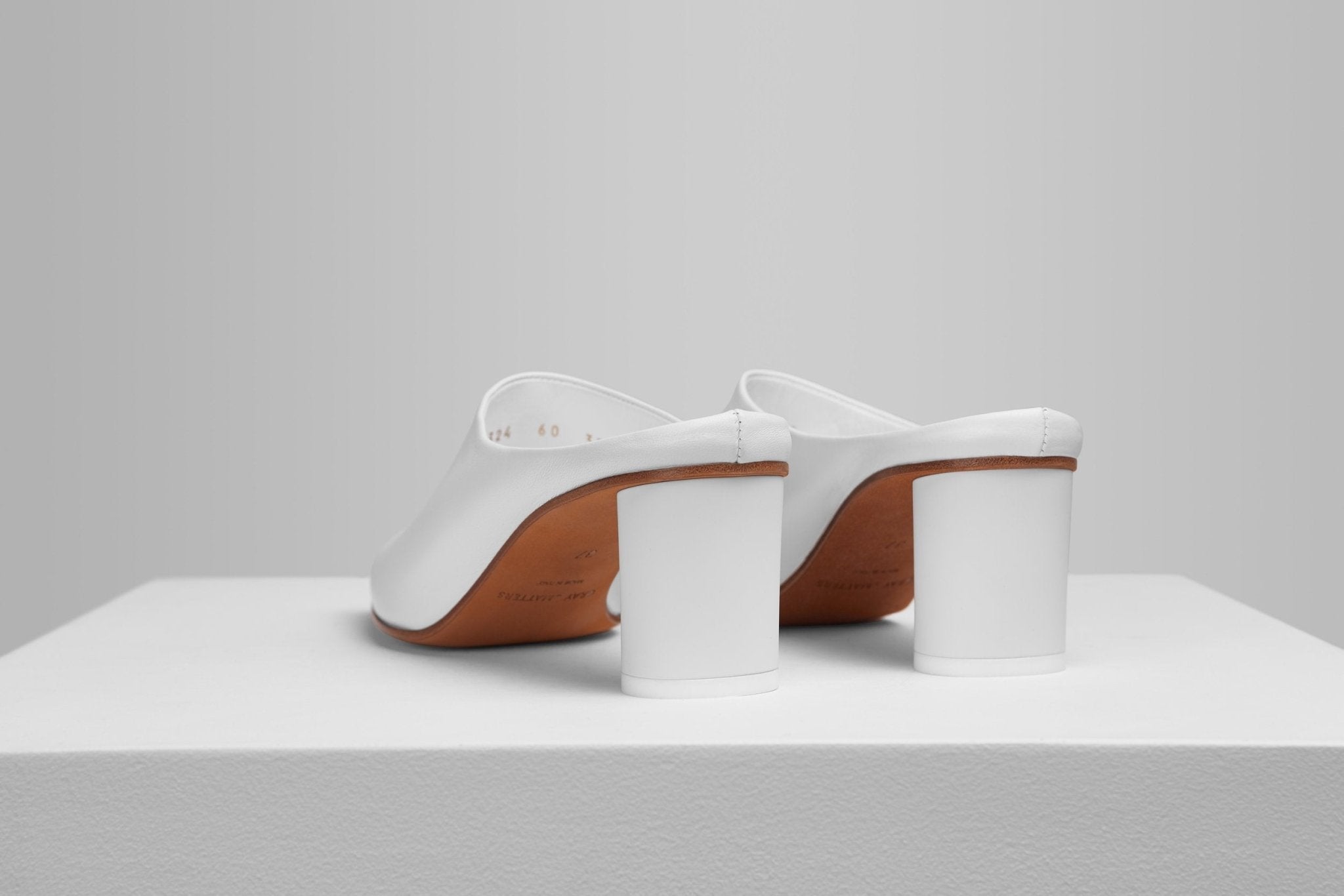 Micol Mules in Bianco - MICM3