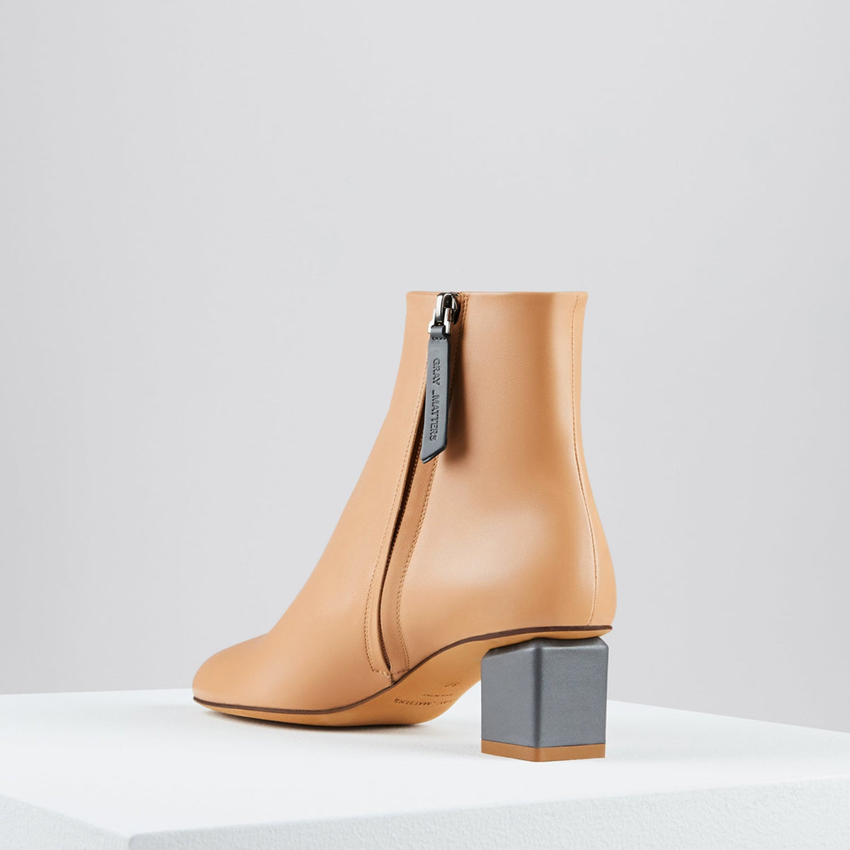 Mildred Boots in Cammello Grigio - MILB01