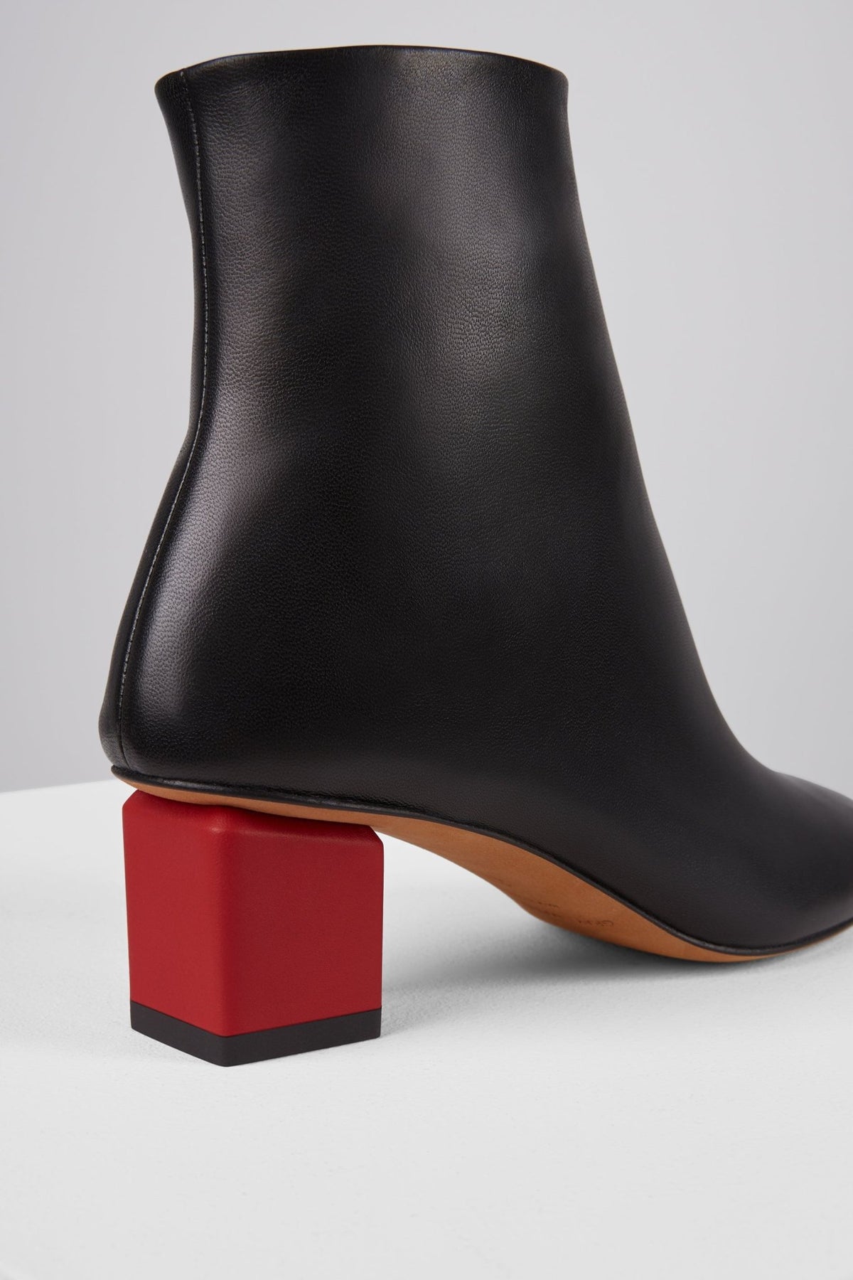 Mildred Boots in Nero Rosso - MILB02